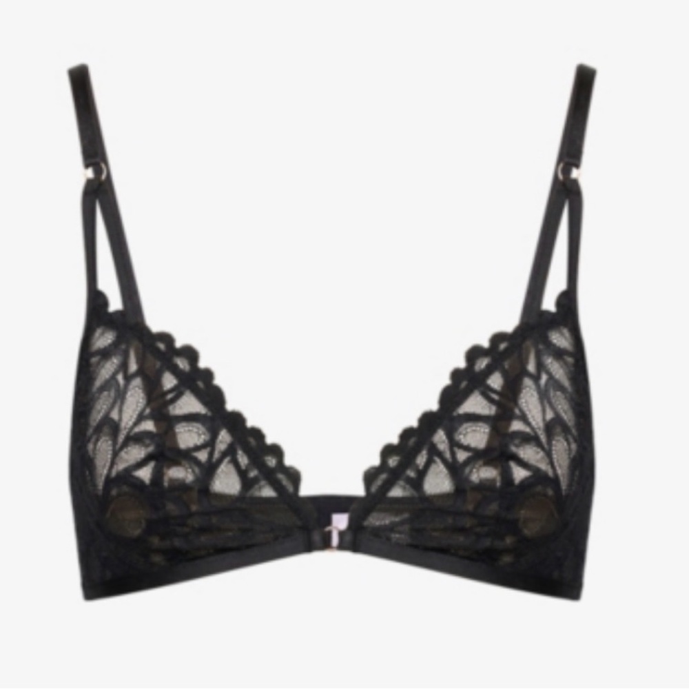 Savage Fenty Black Lace Bralette